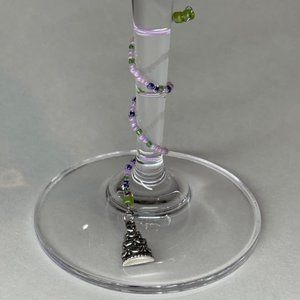 Twisted wrap around Wine Charms Great for Weddings, Gifts